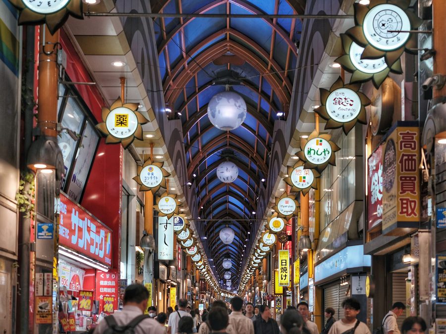 Nakano Sunmall shopping street in Nakano, Tokyo