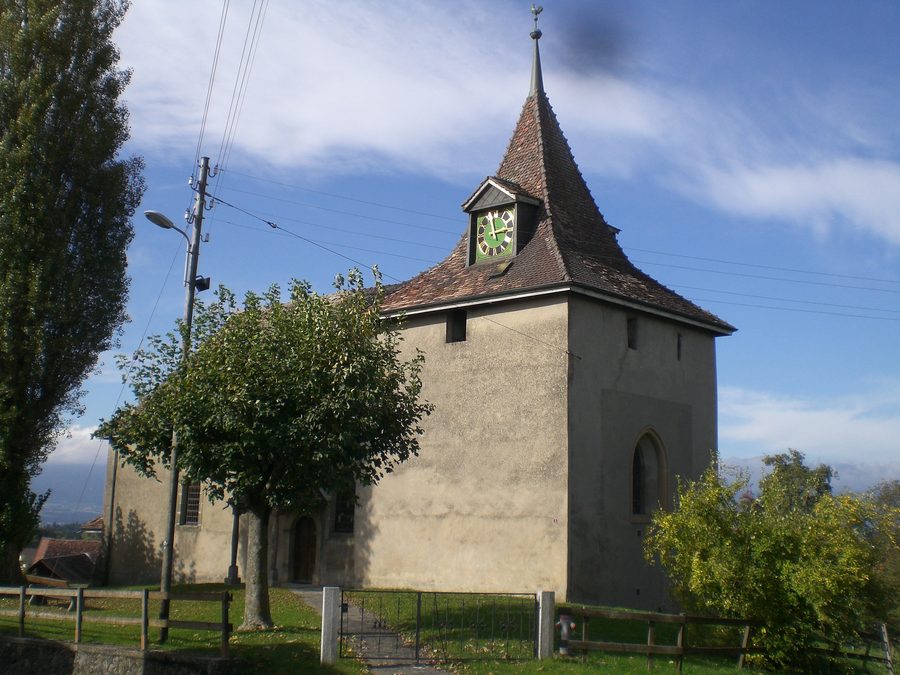 Church of Vuarrens in the canton of Vaud