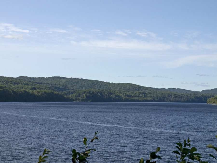 View of the Saint-Maurice River from Mekinac Point in La Mauricie National Park