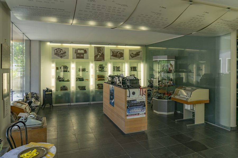 Typewriters in the Wattens Typewriter Museum