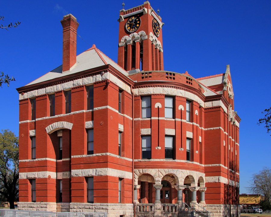 Courthouse of Lee County in Giddings, Texas