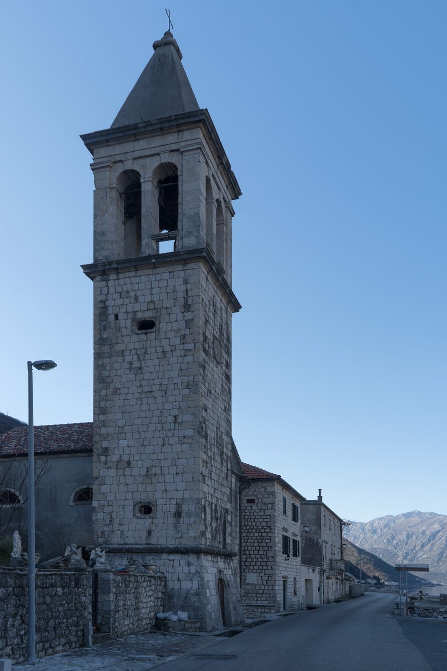 Church of Imena Marijinog in Donji Stoliv on Kotor Bay