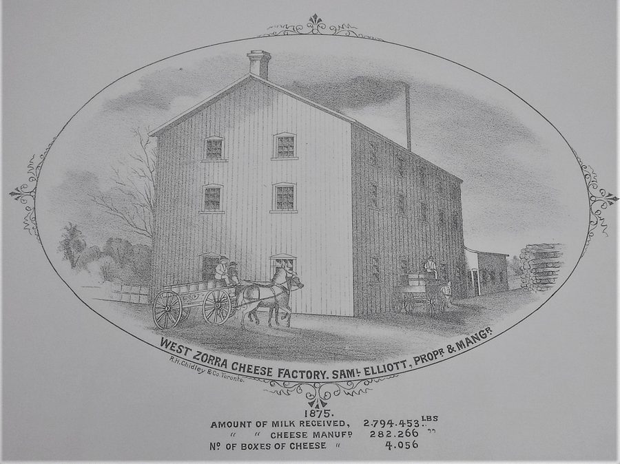 Elliott Cheese Factory in West Zorra in Oxford County