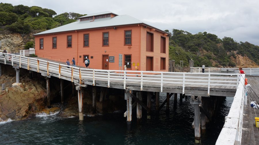 Historic Tathra Wharf on the coast of Tathra