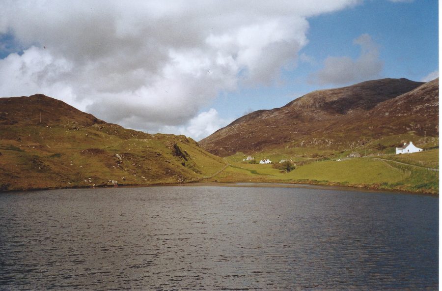 Loch at Rodel on the Isle of Harris