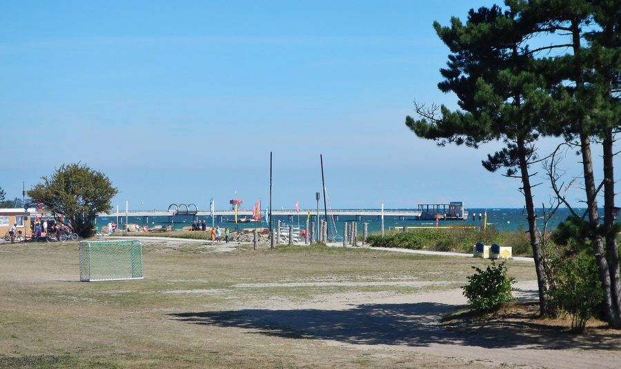 Pier in Kellenhusen on the Baltic Sea