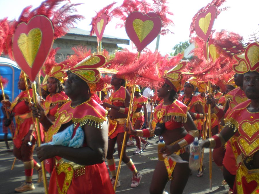 Carnival atmosphere on Antigua