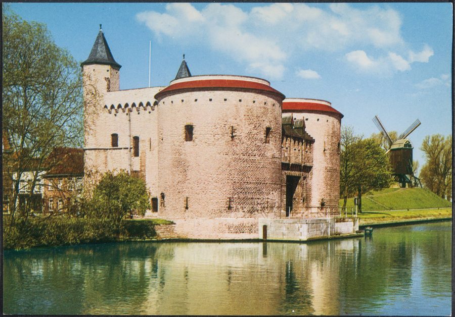 Kruispoort, the historic city gate of Bruges