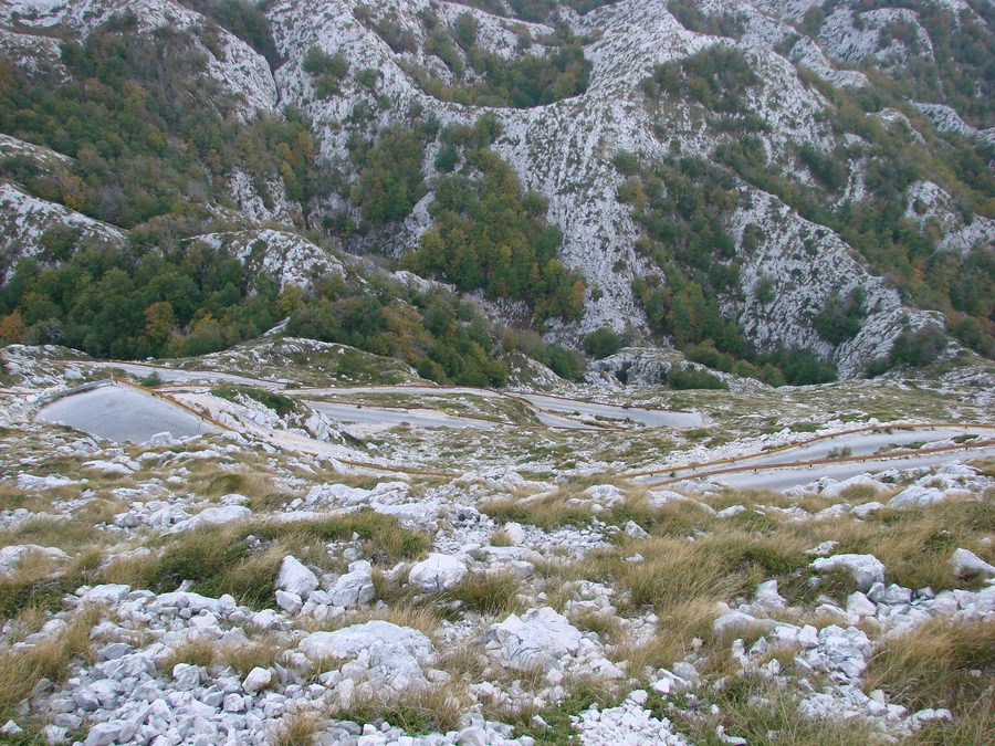 Panoramic view of Zagvozd in Croatia