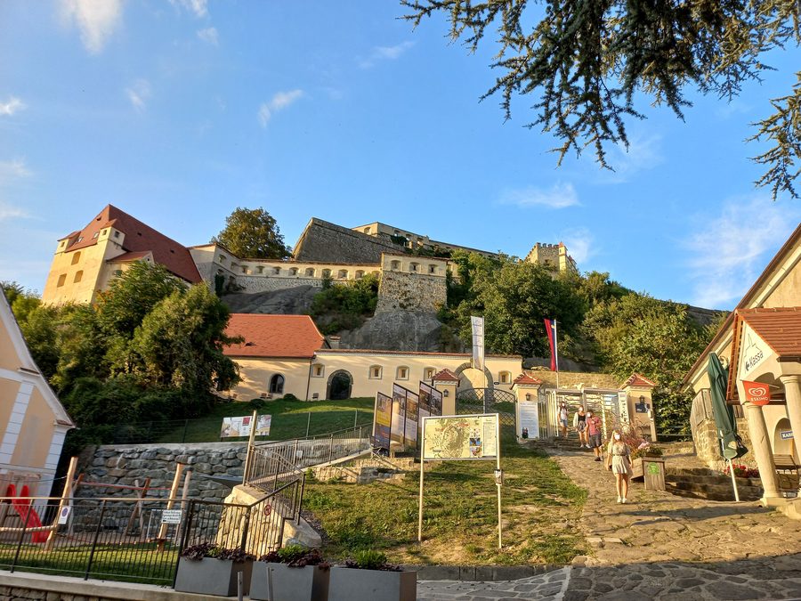 Riegersburg Castle on a rock in South East Styria.
