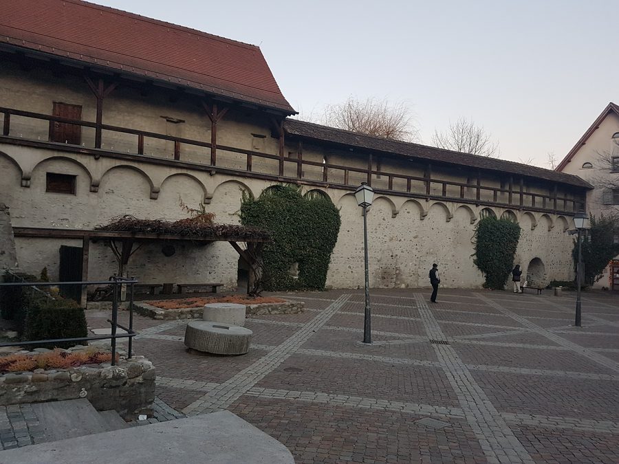 Historic town wall in Wangen im Allgäu