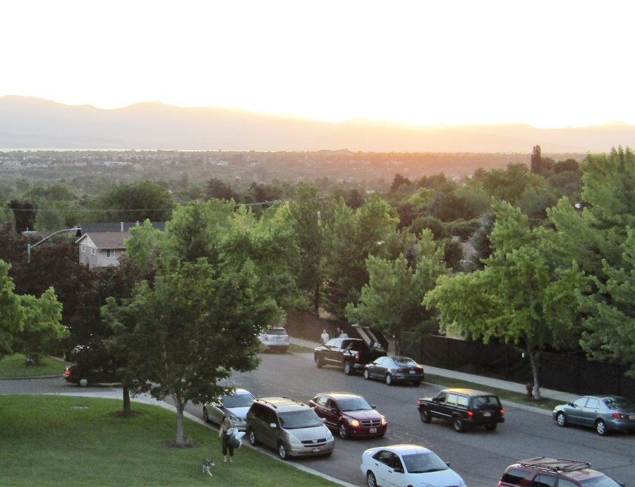 Road near Rock Canyon Park in Provo, Utah