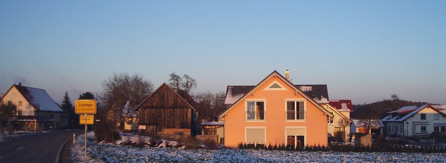 View of Eichstegen in the Ravensburg district