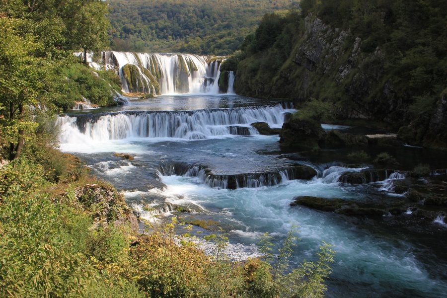 ŠtrbaĨki buk in Una National Park in Bosnia and Herzegovina