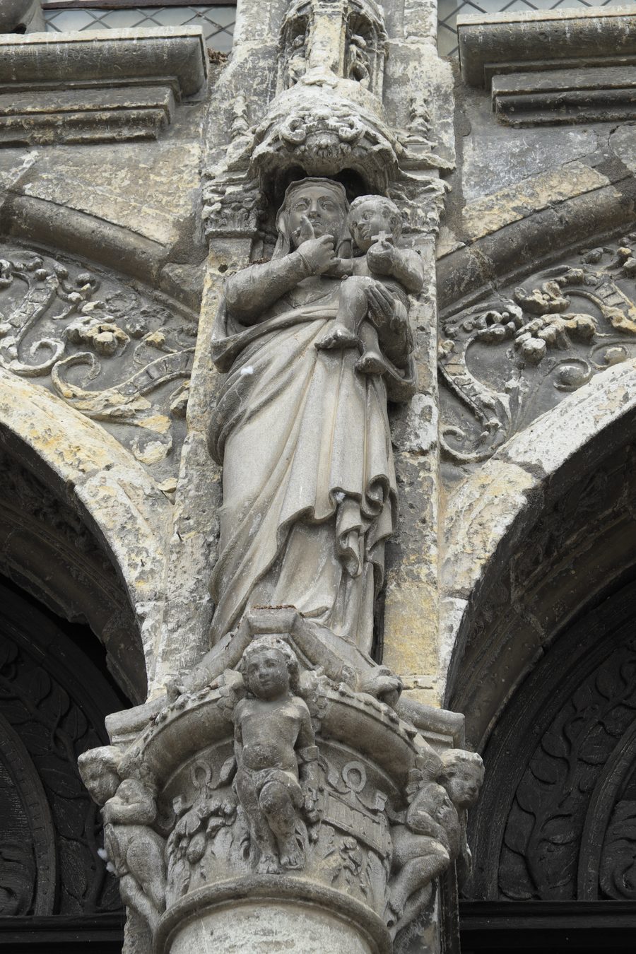 Notre-Dame church in Saint-Calais in the Sarthe department