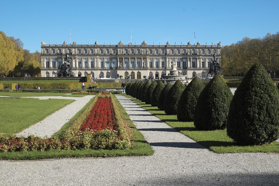New Herrenchiemsee Palace on Herreninsel in Lake Chiemsee