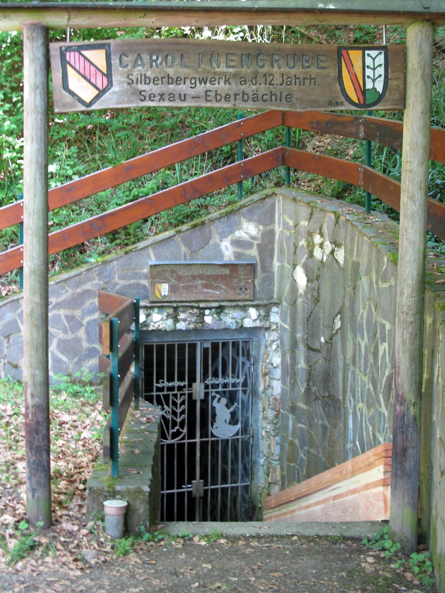 Entrance to Grube Caroline in Sexau