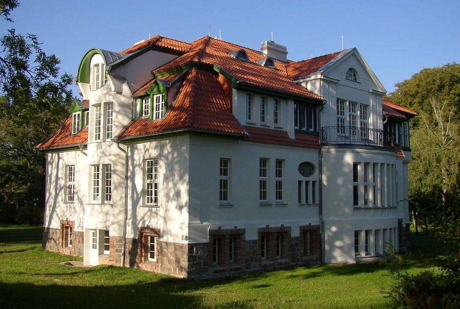 Restored manor house in Stubbendorf, Mecklenburg-Vorpommern