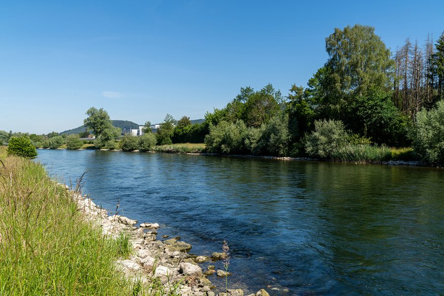 The Limmat in Schlieren at the site of the former gasworks
