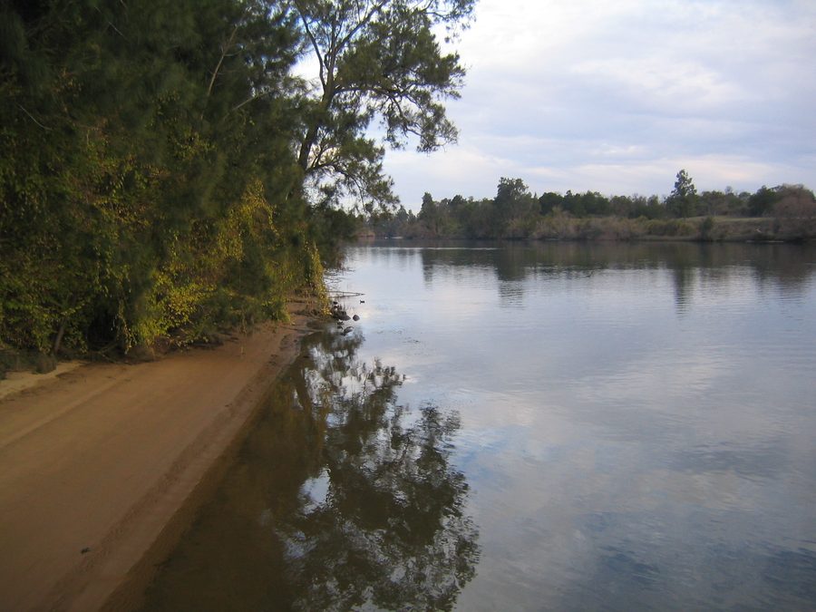 View from Cattai Wharf over the landscape of Cattai National Park