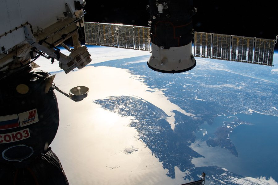 East coasts of Canada and the USA from space