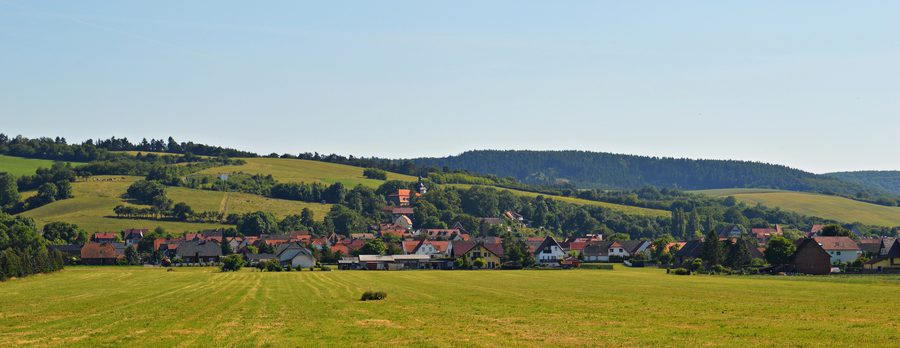 Auleben in the Golden Aue at the foot of the Windleite